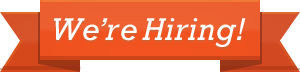 We're Hiring